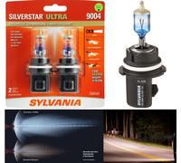 Sylvania SilverStar Ultra 9004 HB1 65/45W Due Lampadine Testa Luce Ricambio