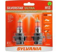 Sylvania Silverstar Ultra 9008 H13 65/55W Due Lampadine Faro Azione Fatto IN Ua