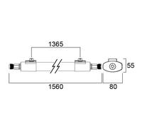 Sylvania Start eco Batten a prova di umidità IP65 840 42W Sylvania