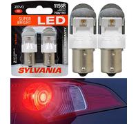 Sylvania Zevo LED Luce 1156 Rosso Due Lampadine Stop Freno Retro Ricambio Fanali