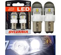 Sylvania Luce LED Zevo 1157 Bianco 6000K Due lampadine Stop Freno Ricambio OE