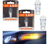 Sylvania Zevo LED Luce 194 Ambra Arancione Due Lampadina Targa Ricambio Lampada