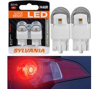 Sylvania Zevo LED Luce 7440 Rosso Due Lampadine Retro Giro Signal Sostituire OE