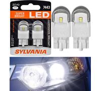 Sylvania Zevo LED Luce 7443 Bianco 6000K Due Lampadine DRL Diurna Luce Ricambio