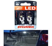 Sylvania Zevo LED Luce 921 Bianco 6000K Due Lampadine Indietro Up Inversa