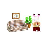 Sylvanian Families - 5013 - Papà Coniglio Cioccolato E Divano