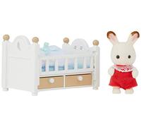 Sylvanian Families - Bebè coniglio cioccolato e lettino