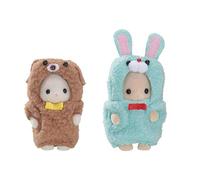 Sylvanian Families Giocattolo Costume Cuties 5596 – Duo Coniglio e Cane
