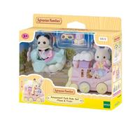 Sylvanian Families - 5819 Amusement Park Ride Set -Plane & Train- Dollhouse Playsets