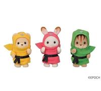 Sylvanian Families Baby Ninja Trio 35° anniversario Calico Critters Limited...