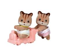 Sylvanian Families Baby Walnut Squirrel Gemelli Giappone Calico Critters...