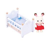 Sylvanian Families - Bebè Coniglio Cioccolato con Lettino
