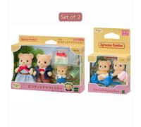 Sylvanian Families Biscuit Bear Family & Twins Set Calico Critters Japan Limited