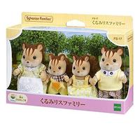 Sylvanian Families Calico Critters Bambola Fs-17 Famiglia Di Noce Scoiattolo