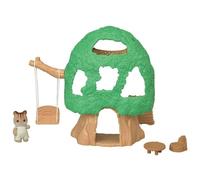 Sylvanian Families Carino set da camera in legno con scoiattolo in noce per...