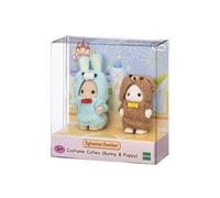 Sylvanian Families Giocattolo Costume Cuties 5596 – Duo Coniglio e Cane