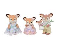 Sylvanian Families Deer Family Set Bambola Calico Critters Epoch Giappone...