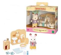Personaggi d'Azione Sylvanian Families Chocolate Rabbit and Toilet Set