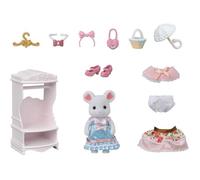 SYLVANIAN FAMILIES La valigia alla moda e il topo marshmallow della sorella maggiore per i bambini