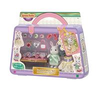 SYLVANIAN FAMILIES - La valisette de mode et grande soeur lapin neige