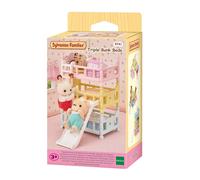 Sylvanian families - letto a castello triplo colorato - accessori e arredamento per la casa sf