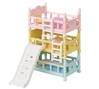 Sylvanian families - letto a castello triplo colorato - accessori e arredamento per la casa sf