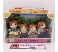 Sylvanian Families Maple Cat Family Set bambola Calico Critters importazione ...
