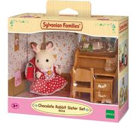 SYLVANIAN FAMILIES Playset SORELLA CONIGLIO CIOCCOLATO e SCRIVANIA Epoch 5016