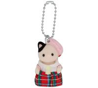 Sylvanian Families Portachiavi gatto carbone Calico Critters Giappone ciondol...