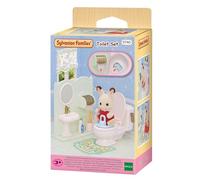 Sylvanian Families - Set Accessori Toilette Completo - Mobili e Dettagli Interattivi per Case delle Bambole - Modello 5740