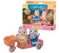 SYLVANIAN FAMILIES - Tandem con sorella e fratello husky