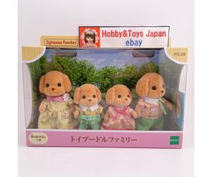 Sylvanian Families Toy Poodle Family Doll Set Calico Critters FS-29