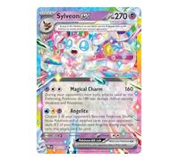 Sylveon ex 041/131 Carta Pokemon ultra rara, carte Pokémon Rare, Pokémon EX, evoluzioni prismatiche, Pokemon Scarlatto e Viola, autenticata Titan Cards