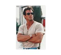 Sylvester Stallone - 2 poster su tela, decorazione artistica da parete per soggiorno, camera da letto, senza cornice, 30 x 45 cm