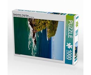 Sylvia Ochsmann CrystalLigh - Puzzle "La via della costa a Hana", 1000 pezzi, dimensioni: 48 x 64 cm