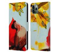 SYLVIE DEMERS UCCELLI 3 CUSTODIA COVER A PORTAFOGLIO PER APPLE iPHONE TELEFONI