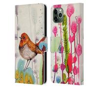 SYLVIE DEMERS UCCELLI 3 CUSTODIA COVER A PORTAFOGLIO PER APPLE iPHONE TELEFONI