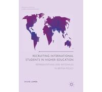 Sylvie Lomer Recruiting International Students in Higher Education (Tascabile)