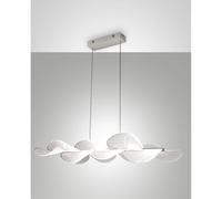 Sylvie lampadario LED 40w dimmerabile rettangolare design bianco
