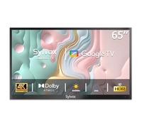 SYLVOX 65" TV da Esterno, 4K HDR10 1000Nits, Smart Google TV IP55 Impermeabile, DVB-T2/S2/C HEVC 10, WiFi, Google Assistant, Outdoor Televisione per Piscina, Giardini, Terrazza (Deck Pro 2.0)