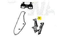 SYM ADX EURO5 125 SUPPORTO PARABREZZA DESTRO 2023 TEA12T1CN-EU