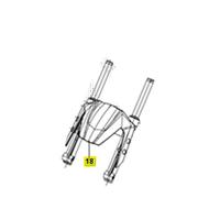SYM JET 14 200 PARAFANGO RUOTA ANTERIORE NERO OPACO 2024 XCB20B1CN-EU