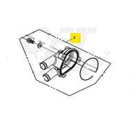 SYM MAXSYM EURO5 400 CARTER COPERCHIO POMPA ACQUA 2021 LZ40W1-EU