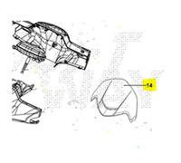 SYM SYMPHONY 125 CUPLINO PARABREZZA MANUBRIO 2020 2022 XF12W1-IT