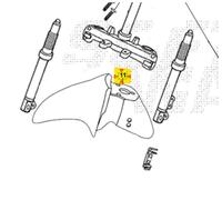 SYM SYMPHONY S 150 PARAFANGO RUOTA ANTERIORE ANTRACITE 2010 AY15W3-T