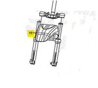 SYM SYMPHONY ST 125 PARAFANGO RUOTA ANTERIORE NERO OPACO 2024 XL12WY-IT