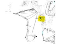 SYM SYMPHONY ST 125 SCUDO ANTERIORE NERO OPACO 2024 XL12WY-IT