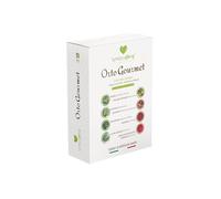 SYMBIOETHICAL BY SYMBIAGRO - ORTO GOURMET, Kit Semi Ortaggi e Piante Aromatiche, 8 Varietà di Semi Tradizionali Italiani Non Ibridi, con Biostimolante con Micorrize e Trichoderma, Made in Italy