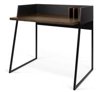 Symbiosis Volga Scrivania, Noce e Nero 90x60x88 cm