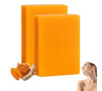 Symbolty Turmeric Brightening Soap - Natural Hand Soap for Fades Dark Spots and Blemishes, Turmeric & Kojic Acid Soaps for Both Face and Body - Helps Restore a More Radiant, Even Complexion (2)